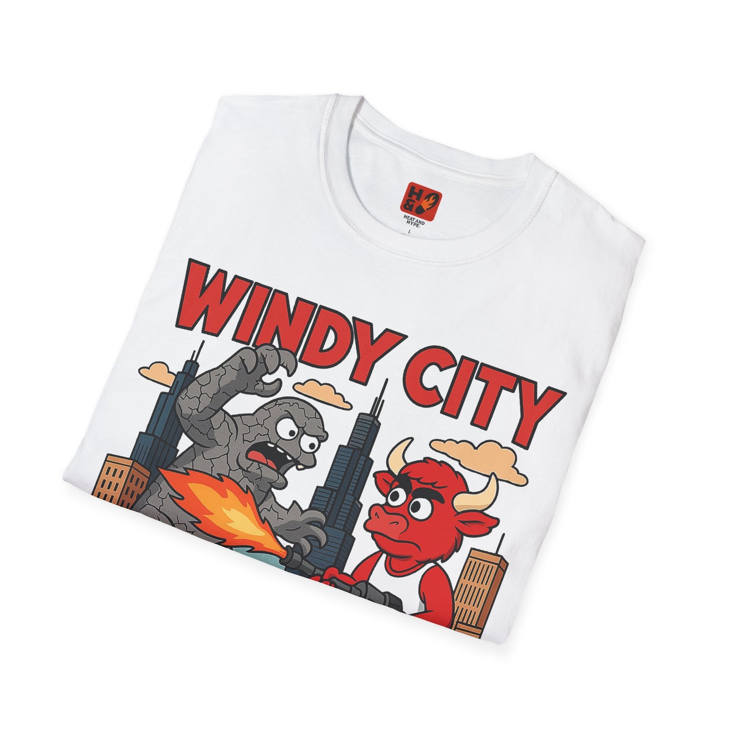 Windy City Battle (Jordan 3 White Cement) T-shirt