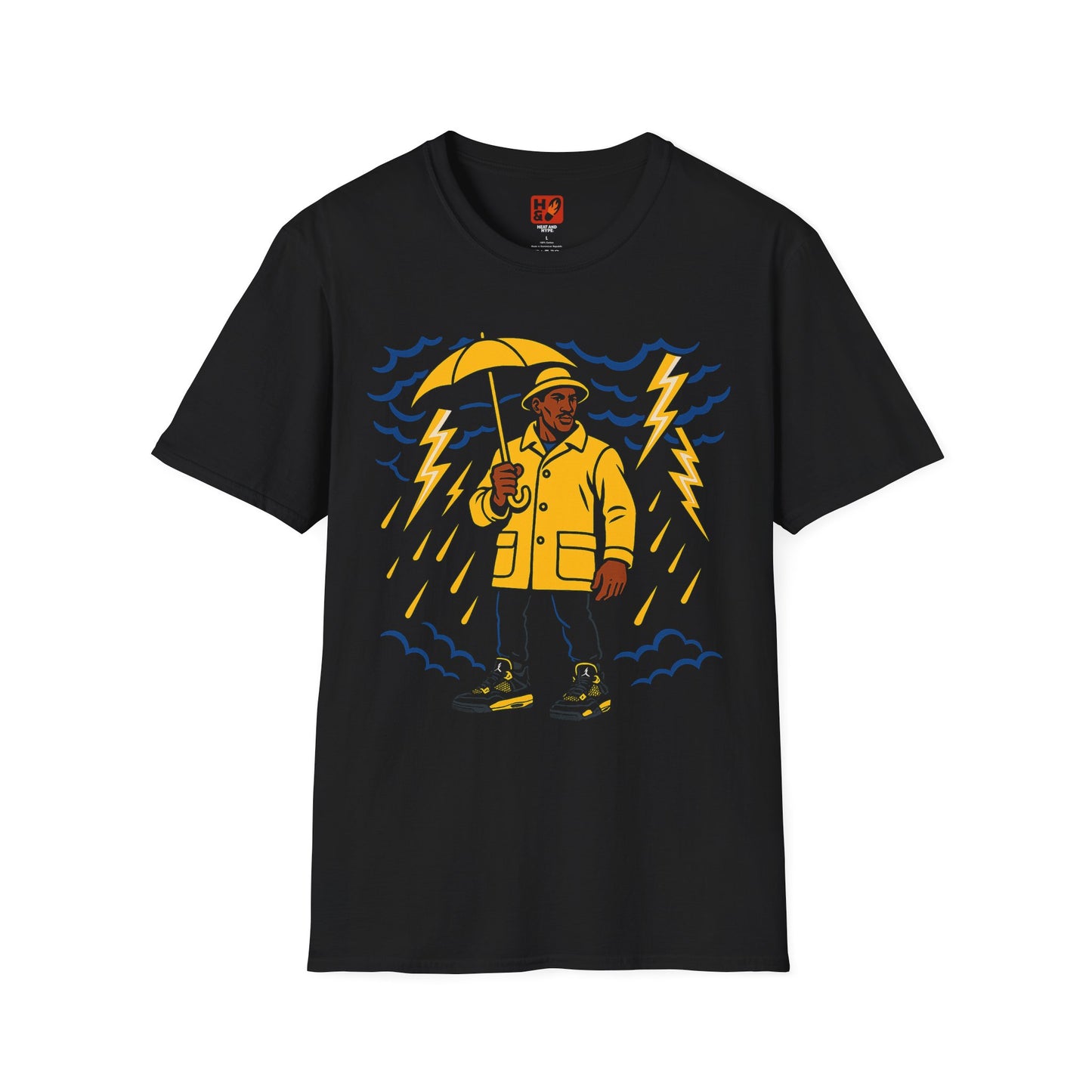"MJ in the Rain (Thunder 4s)" T-Shirt