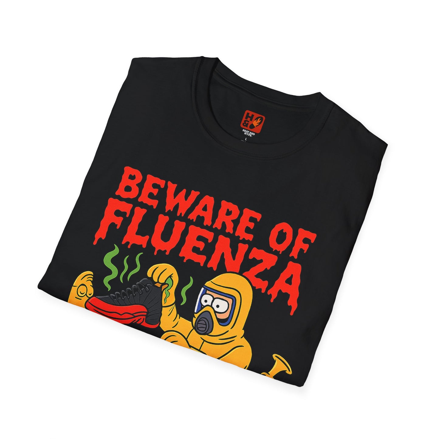 "Beware of Fluenza (Flu Game 12s)" T-Shirt