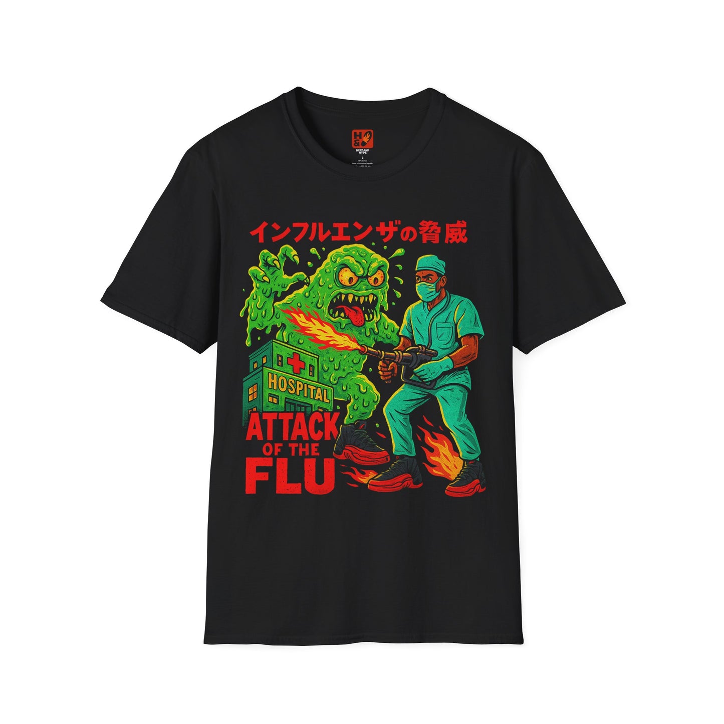 "Attack of the Flu (Flu Game 12s) T-Shirt
