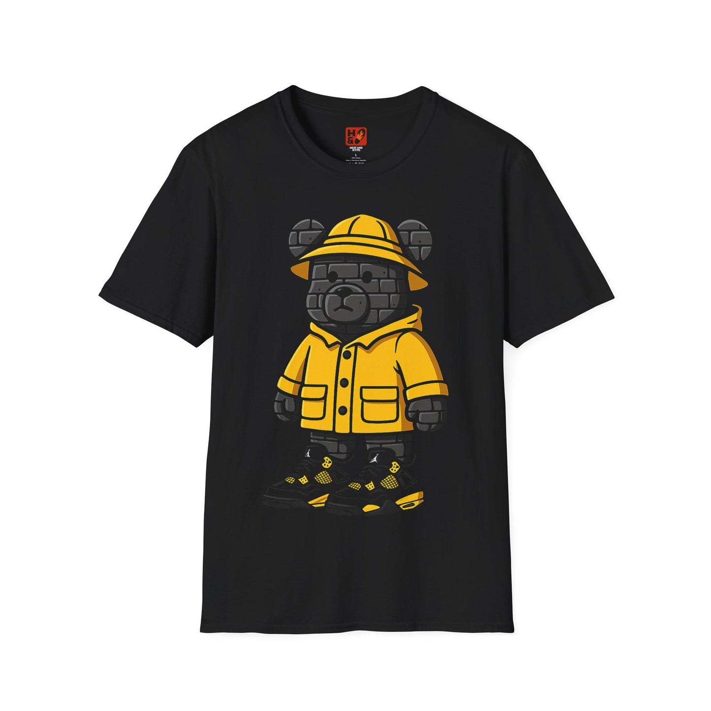 "Raincoat Brick Bear (Thunder 4s)" T-Shirt