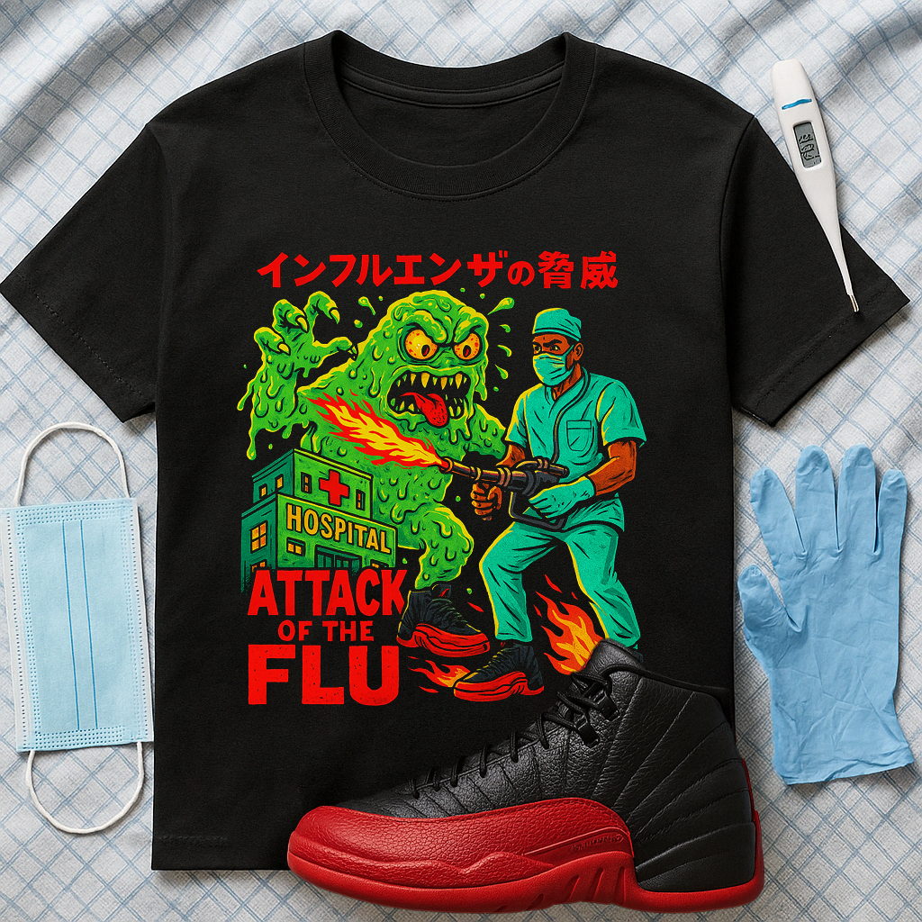 "Attack of the Flu (Flu Game 12s) T-Shirt