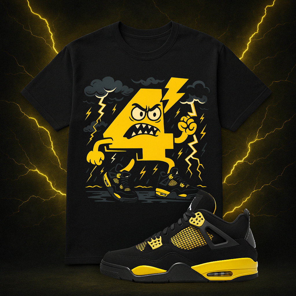 "Thunder Four Monster (Thunder 4s)" T-Shirt