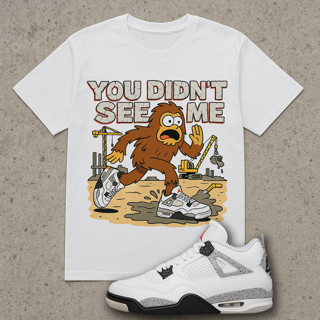 "Sasquatch (Cement 4s)"T-Shirt