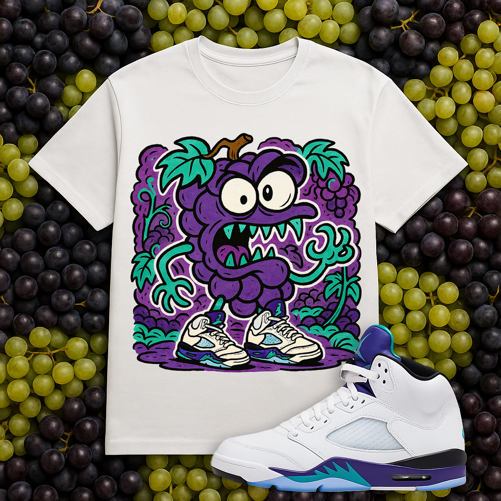 "The Grape 5 Monster (Grape 5s)T-Shirt