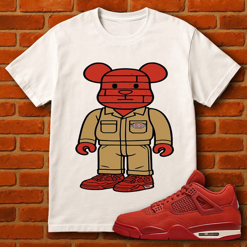 "Brick Bear(Brick 4's)" T-Shirt