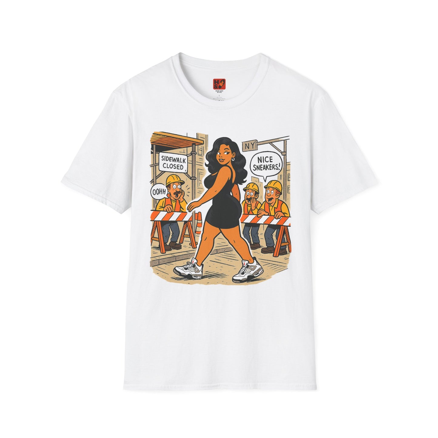 "Sneaker Cat Call (Cement 4s)"T-Shirt