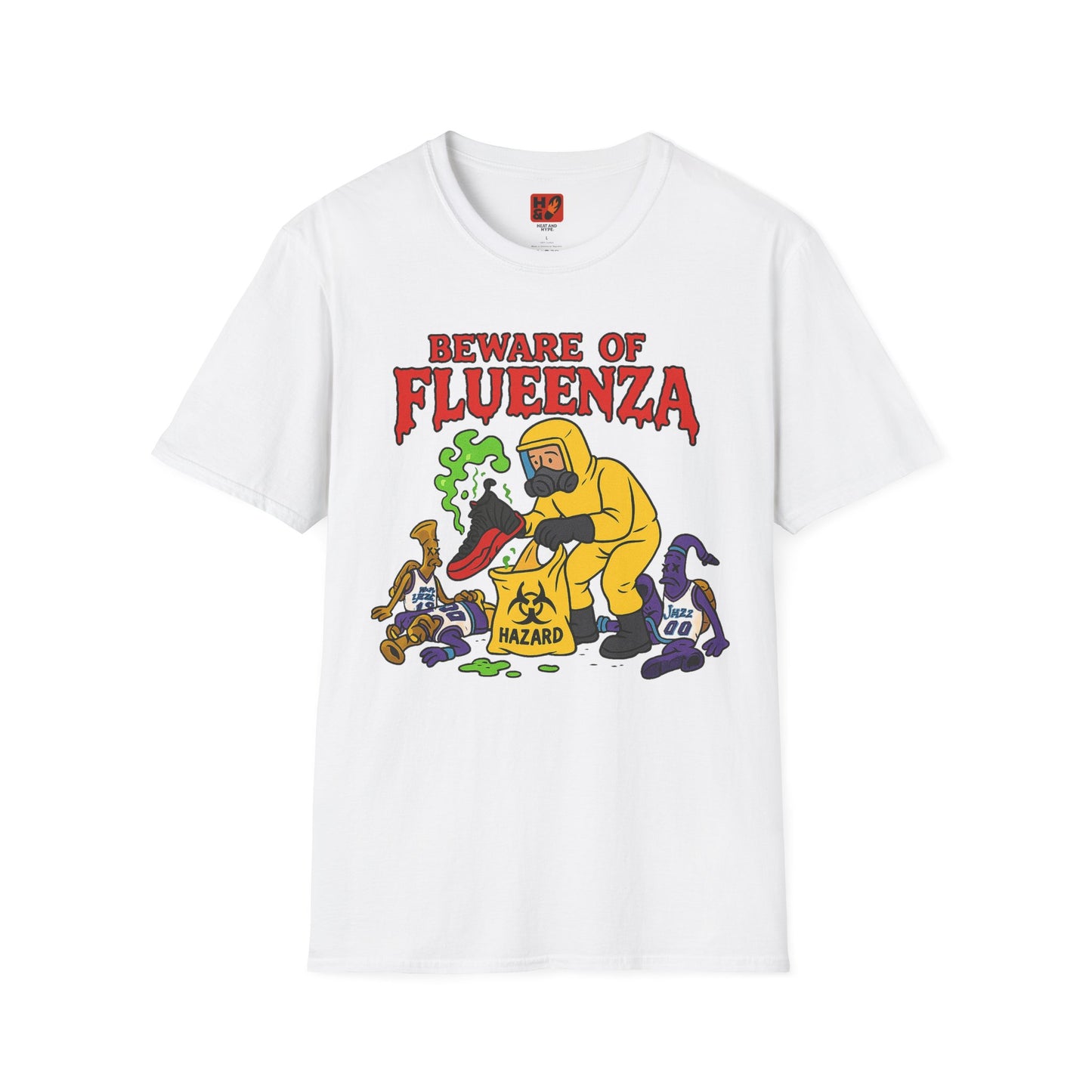 "Beware of Flueenza (Flu Game 12s)" T-Shirt