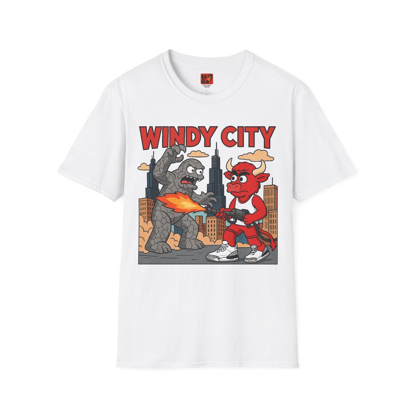 Windy City Battle (Jordan 3 White Cement) T-shirt