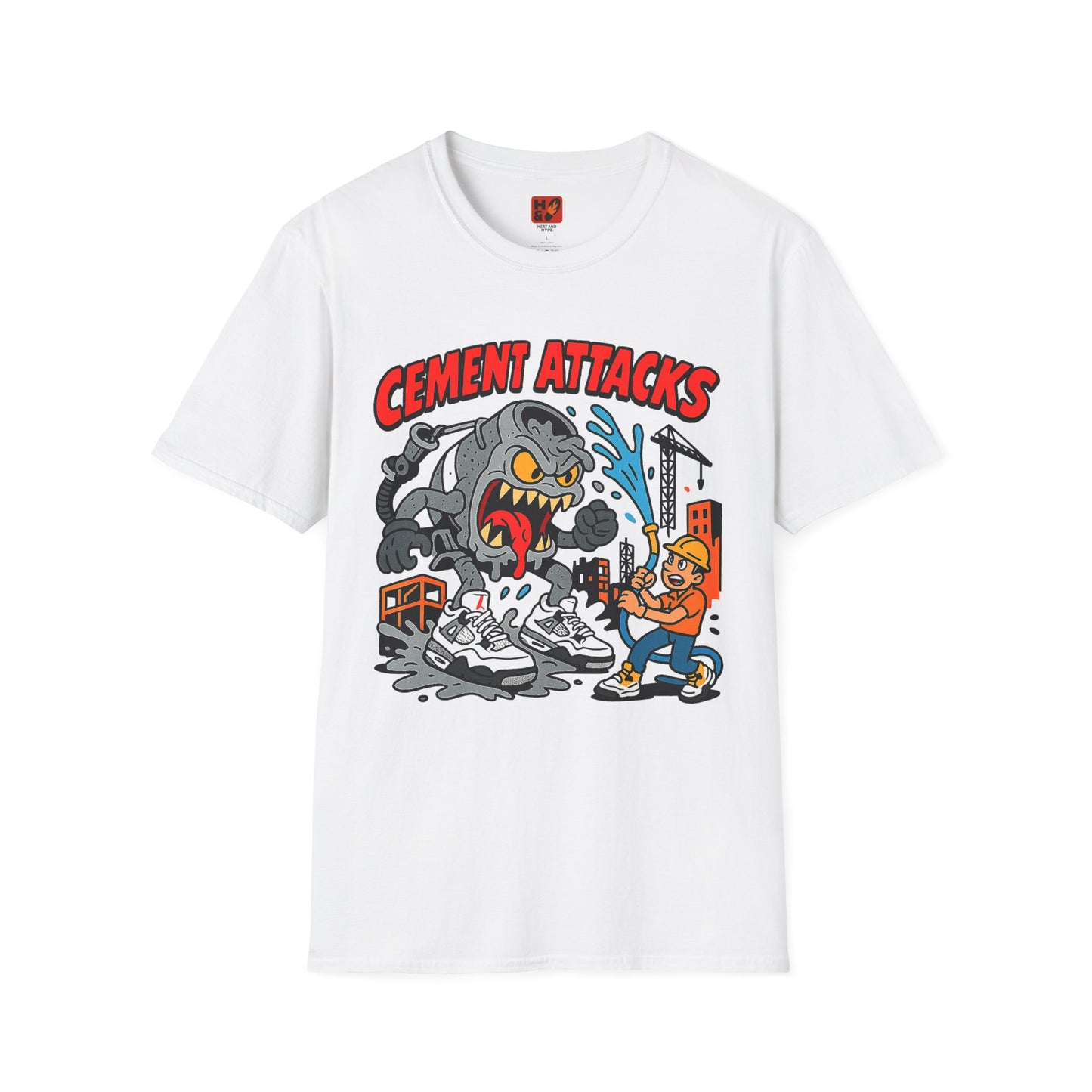 "Cement Attacks (Cement 4s)"T-Shirt