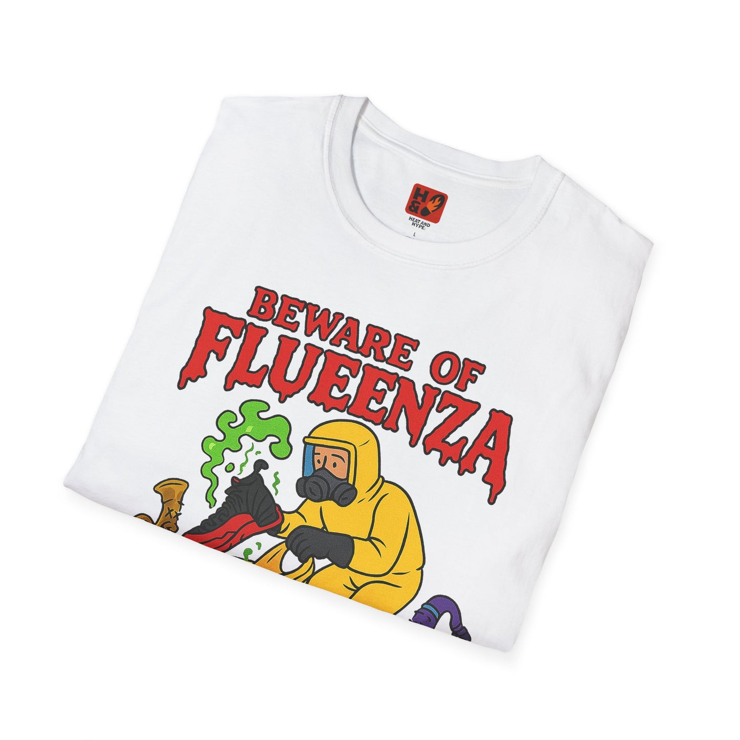 "Beware of Flueenza (Flu Game 12s)" T-Shirt