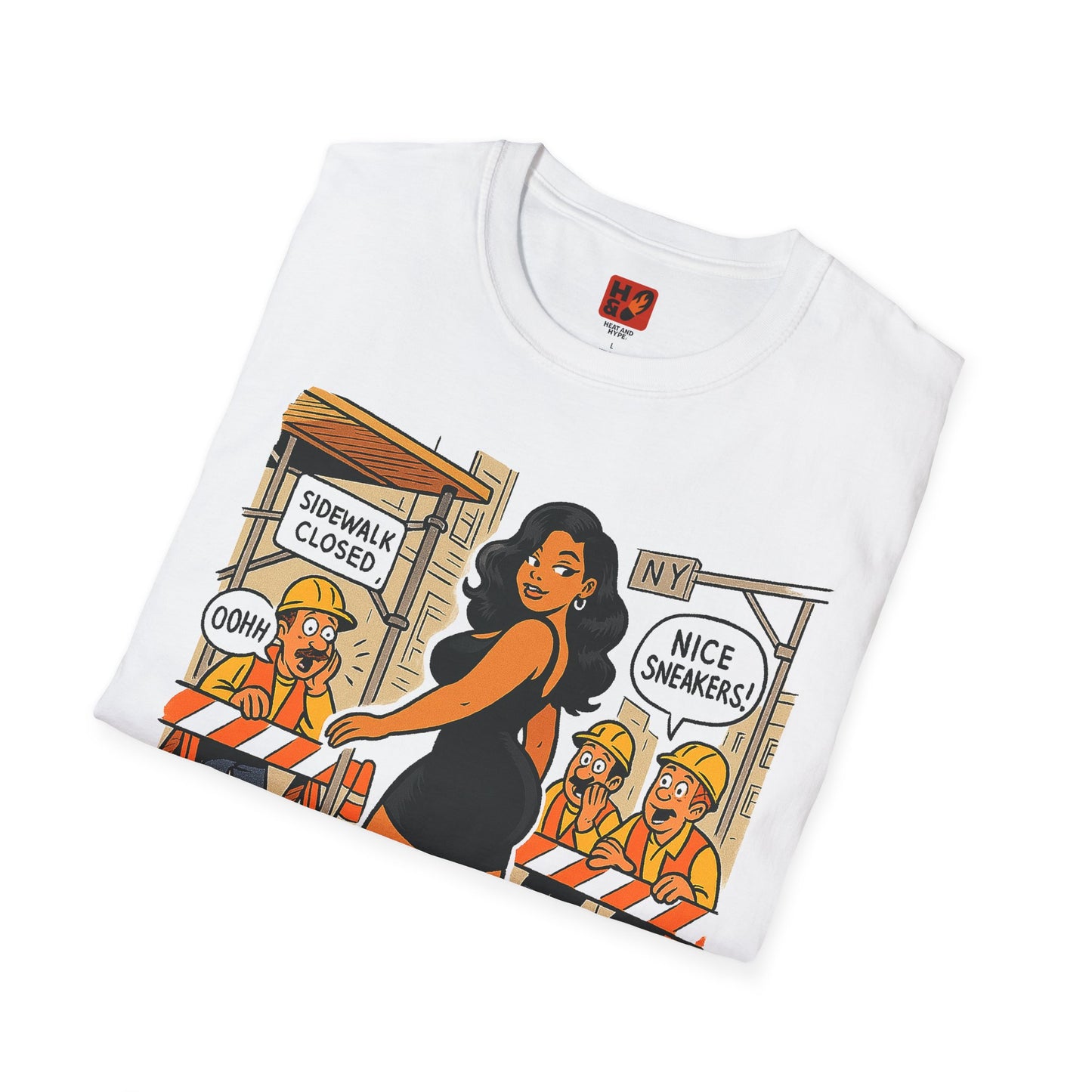 "Sneaker Cat Call (Cement 4s)"T-Shirt