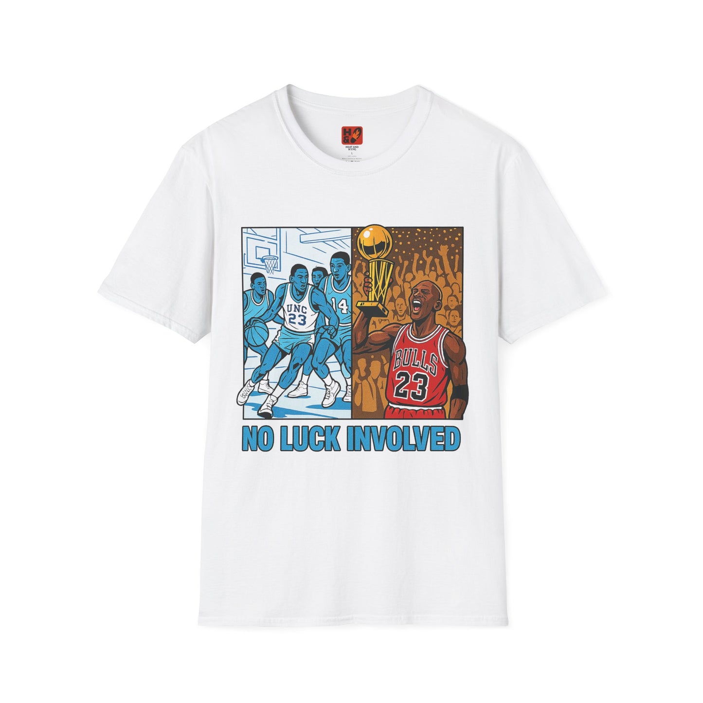 "No Luck Involved (Lucky Shorts)" T-shirt