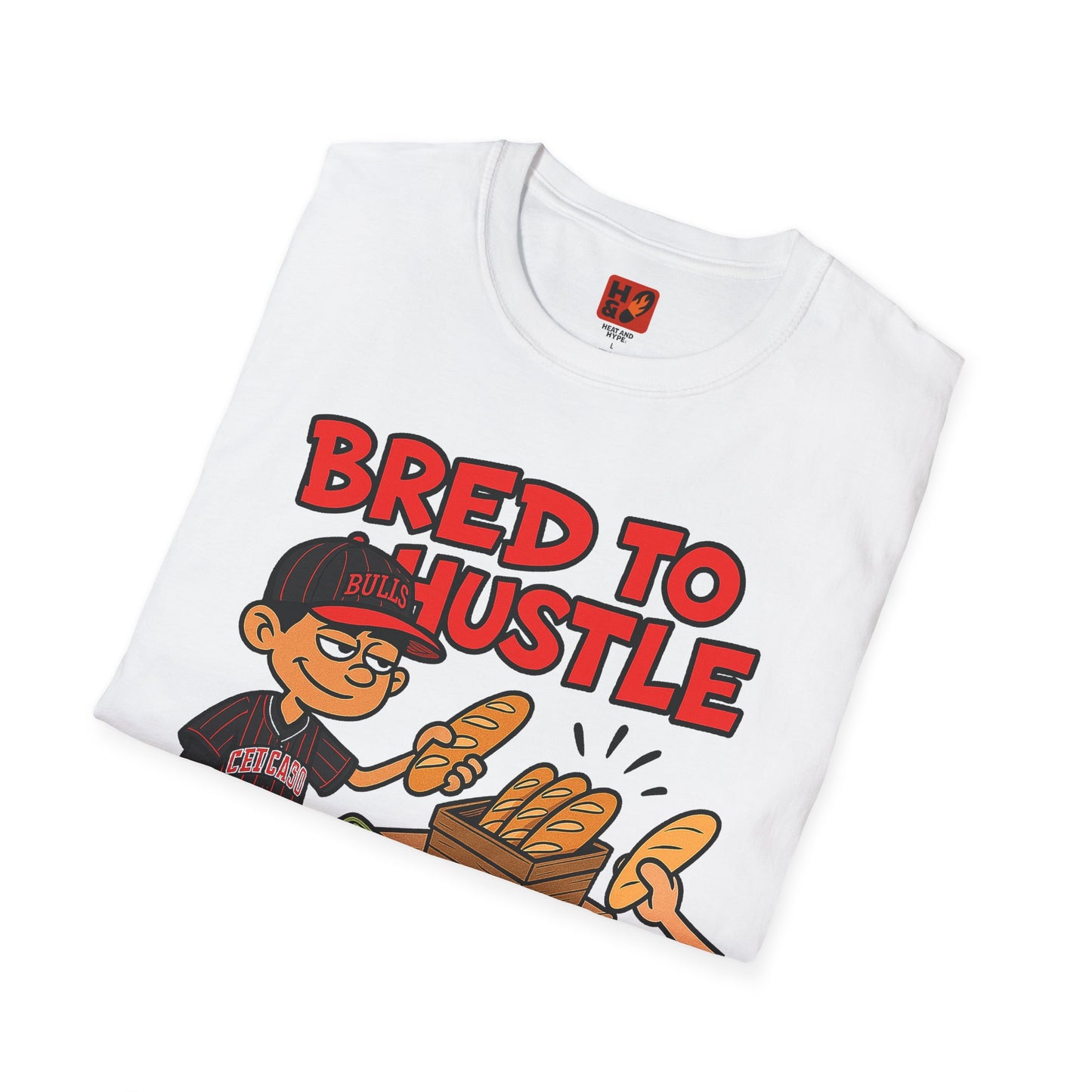 "Bred To Hustle (Bred 11)" T-shirt