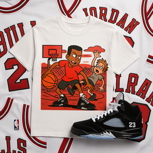 "Recess Game (Metallic 5's)"T-shirt