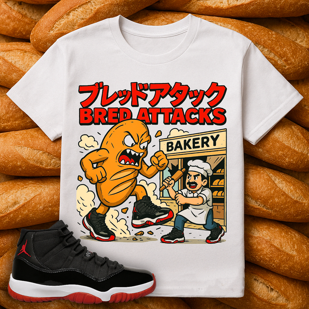 "Bred Attacks (Bred 11)" T-shirt
