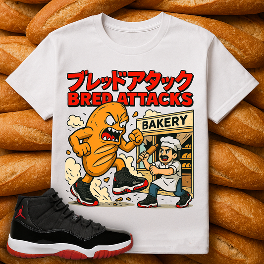 "Bred Attacks (Bred 11)" T-shirt