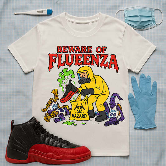 "Beware of Flueenza (Flu Game 12s)" T-Shirt