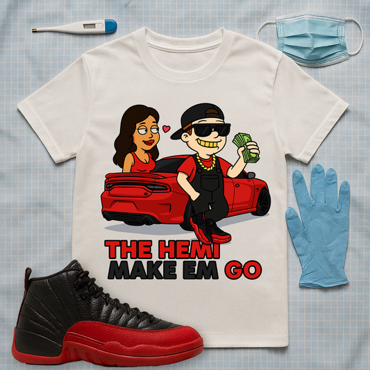 "The Hemi Make Em Go (Flu Game 12s)" T-Shirt