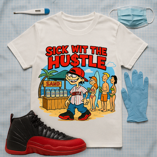 "Sick With The Hustle (Flu Game 12s)" T-Shirt