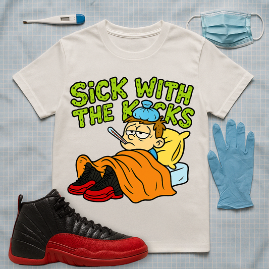 "Sick With The Kicks (Flu Game 12s)" T-Shirt