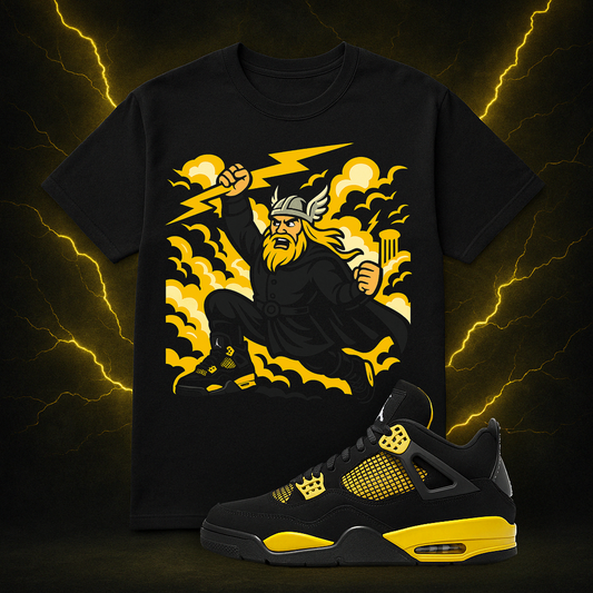 "Thunder God (Thunder 4s)" T-Shirt