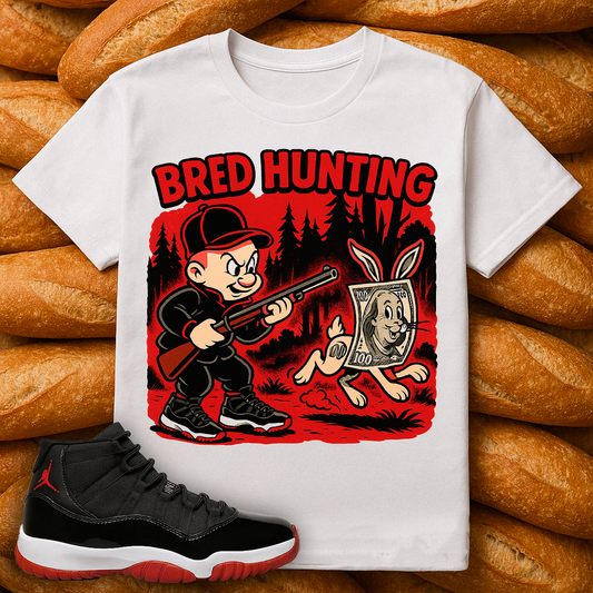 "Bred Hunting (Bred 11)" T-shirt