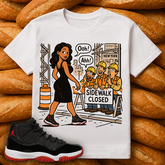 "Sneaker Cat Call (Bred 11)" T-shirt