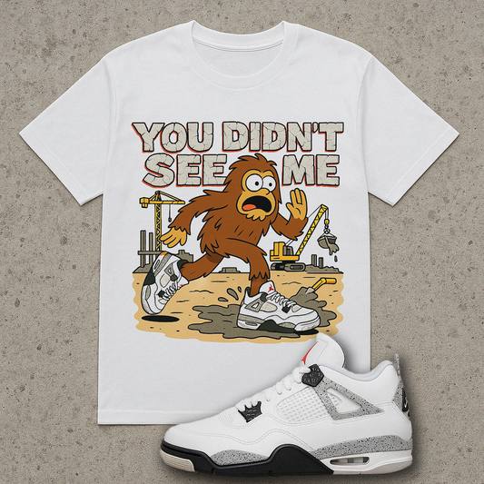 "Sasquatch (Cement 4s)"T-Shirt