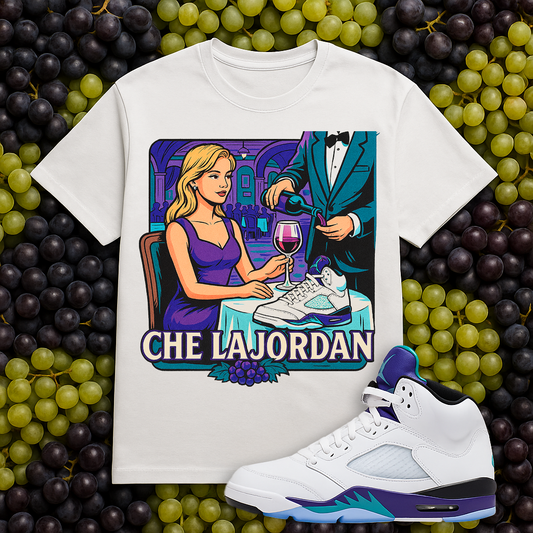 "Che Le Jordan (Grape 5s)T-Shirt