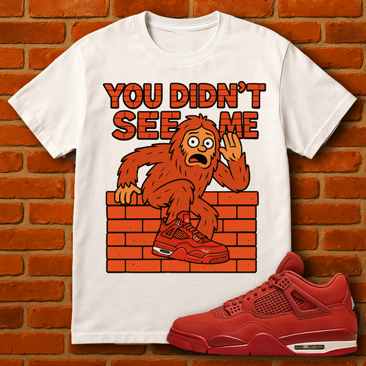 "You Didn't See Me (Brick 4's)" T-Shirt