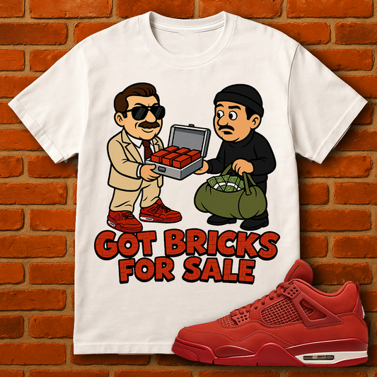"Dealing Bricks (Brick 4's)" T-Shirt