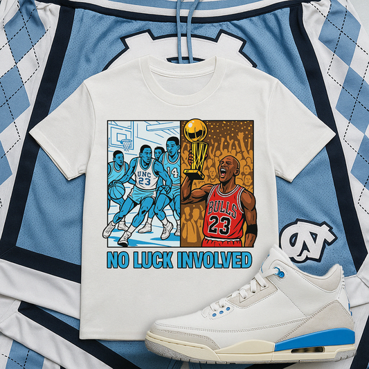 "No Luck Involved (Lucky Shorts)" T-shirt